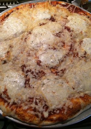 Una foto de Pizza