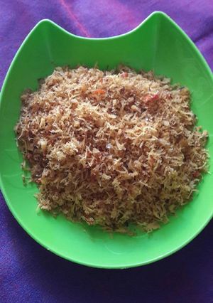 Foto resep Serundeng pedas manis