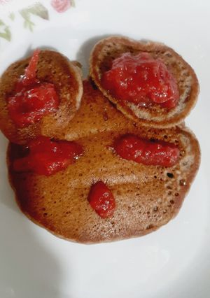 عکسی از دستور پنکیک بدون تخم‌مرغ 🥞