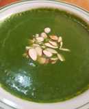 Sopa de espinacas light