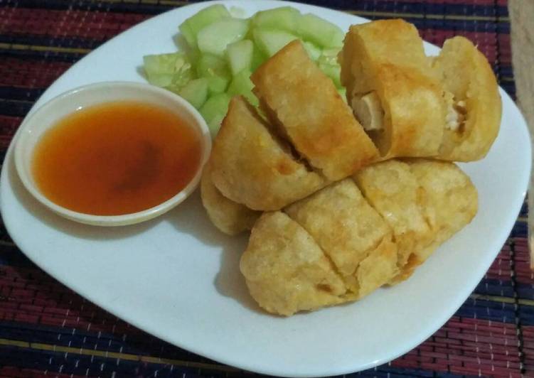 Pempek dos isi ayam (antigagal)