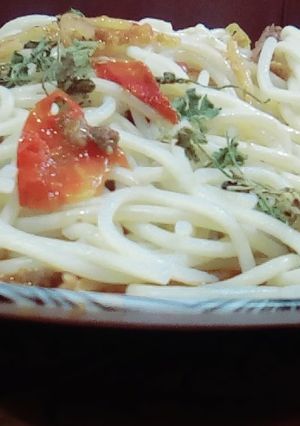 A picture of Masala chowmein.