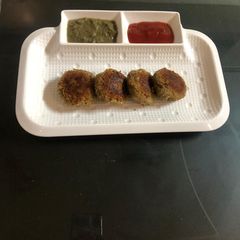 A picture of Moong Sprouts Cutlets.
