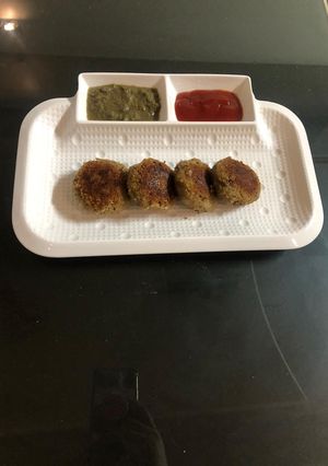 A picture of Moong Sprouts Cutlets.
