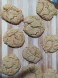 Soft and chewy herb and peanut butter cookies (no chilling)