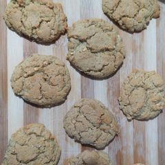 A picture of Soft and chewy herb and peanut butter cookies (no chilling).