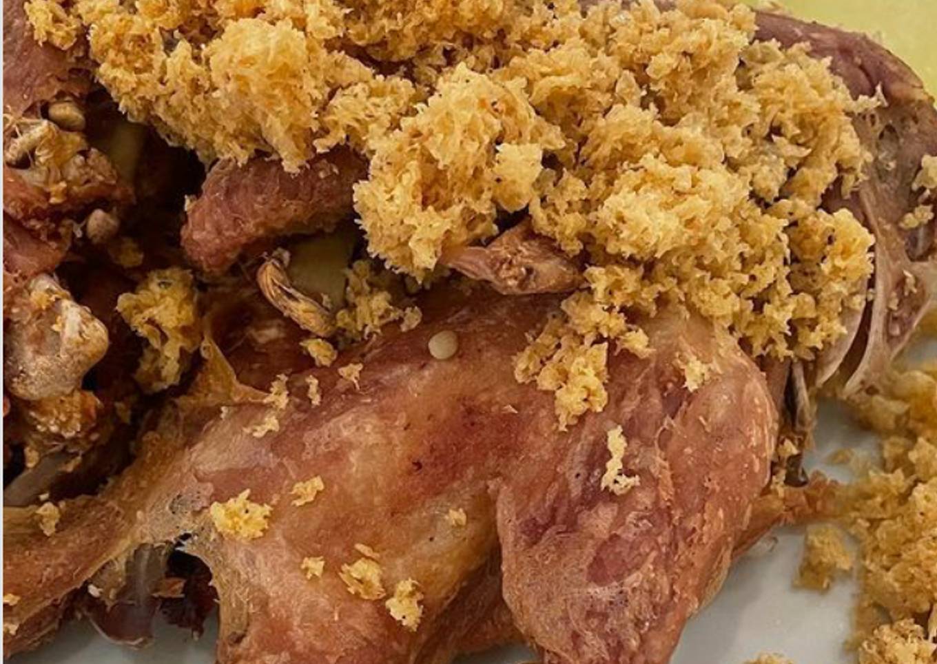 Kremes ayam bersarang anti gagal