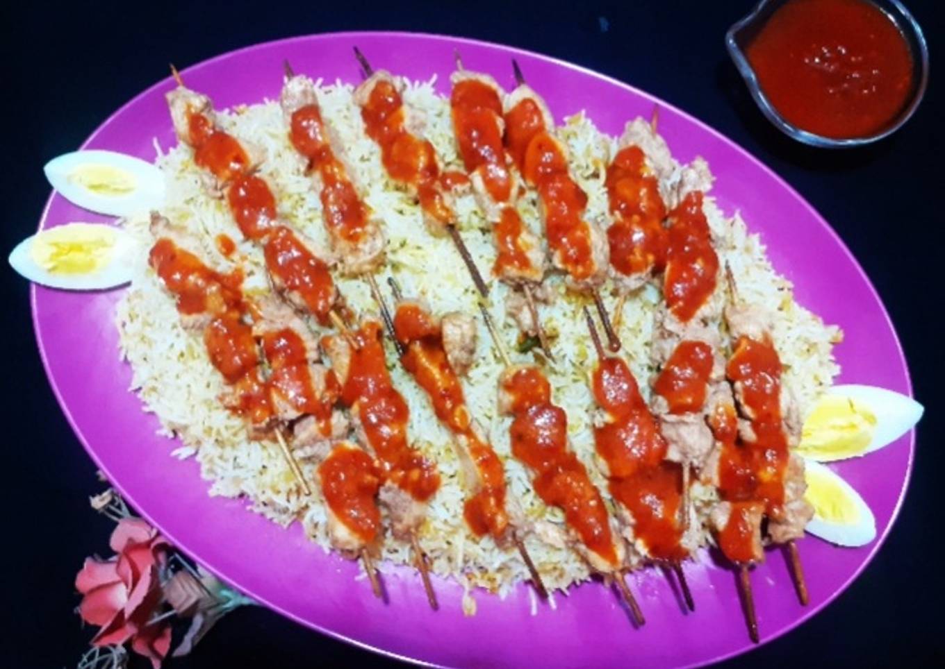 BBQ Skewers Biryani