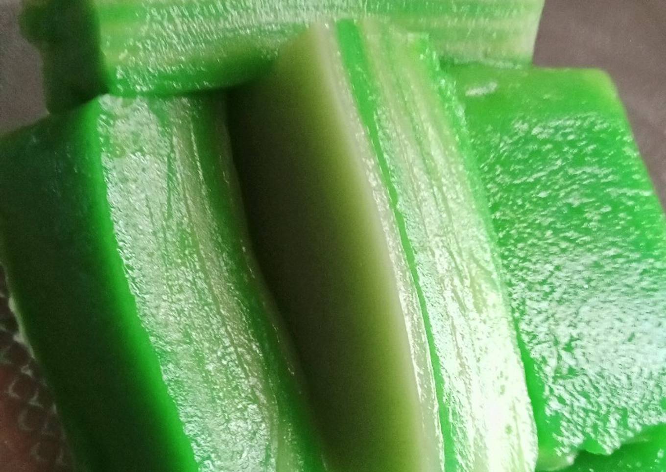 Kue lapis pandan, irit bahan 🥧