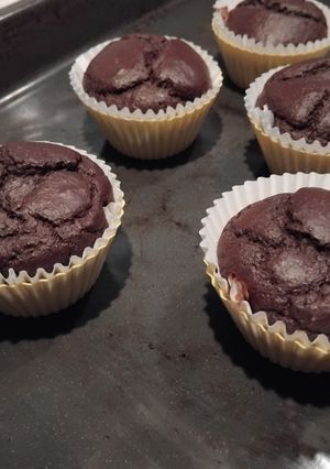 Une photo de Muffins protéinés au cacao