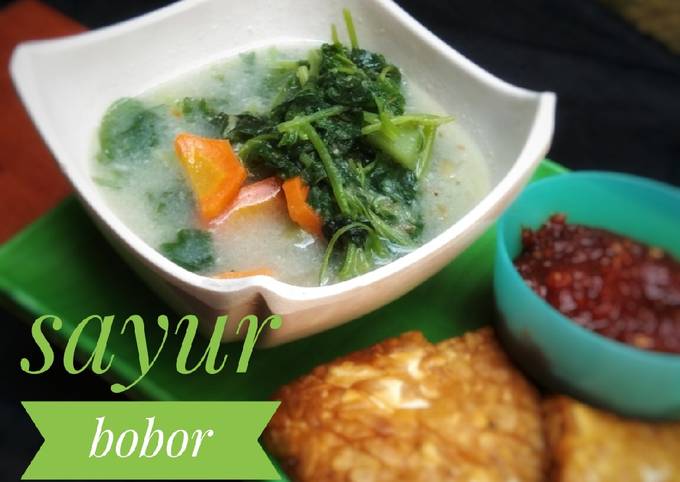 Sayur bobor bayam