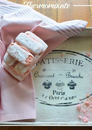 Foto principal de Biscuits rosés de Reims con Thermomix