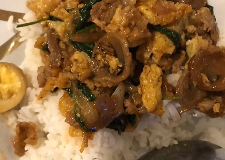 Cara Gampang meracik Nasi Kangkung Gila Lezat