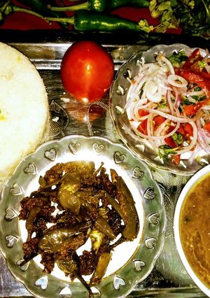 A picture of Malka masour dall with zera rice.