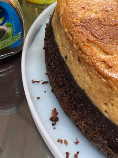 Una foto de Chocoflan