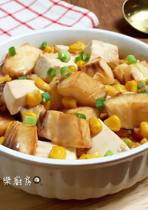 玉米豆腐蒸鯛魚 的食譜成品照片
