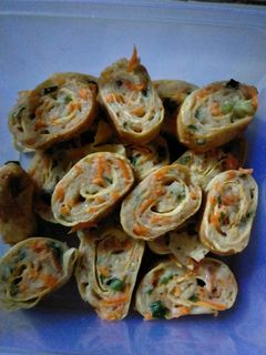 Foto resep Rolade ayam sayur