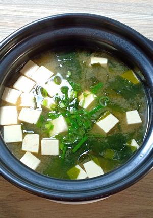 Hình của món Canh Miso truyền thống.