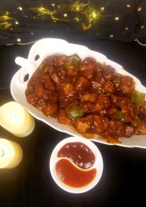A picture of Chicken manchurian.