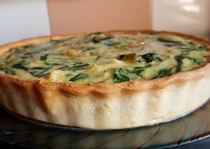 Recipe of Ultimate Chicken Spinach quiche