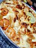 Pasta with Béchamel and Shrimp 🍤