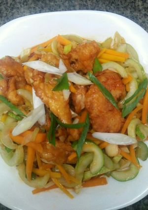 Foto resep Ayam tepung asam manis