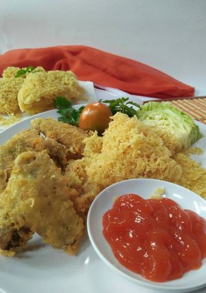 Foto resep Ayam ungkep... kremes
