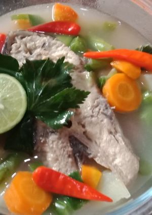 Foto resep Soup Ikan Kakap Kuah Bening