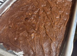 Una foto de Brownie con Chocolate Águila y Nueces