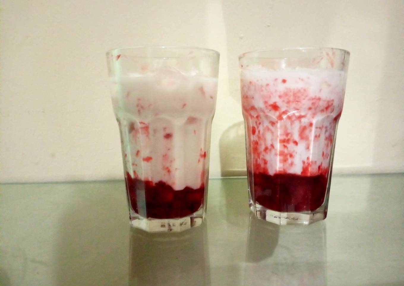 Susu strawberry ala korea