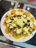 Ensalada de Naranjas, Dátiles y Queso Cottage