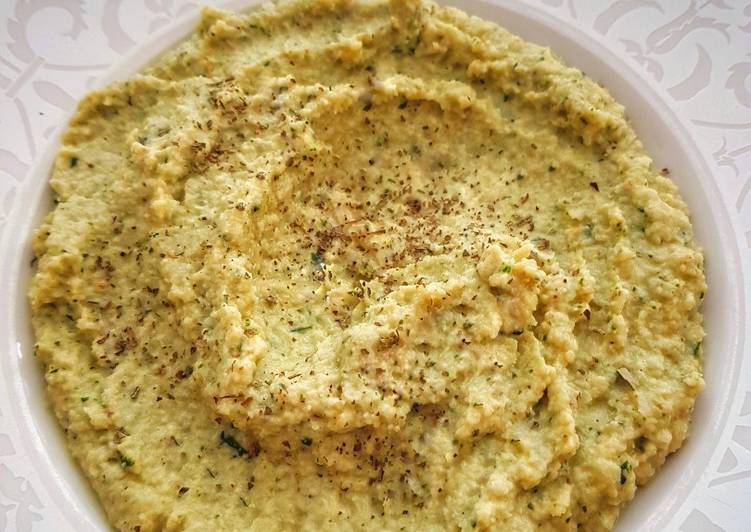 Recipe of Homemade Pesto cauliflower mash