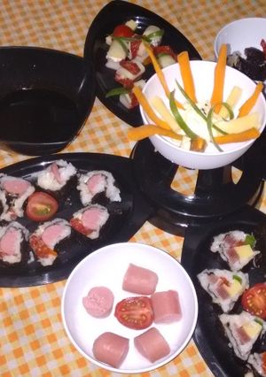 Una foto de Sushi no tradicional