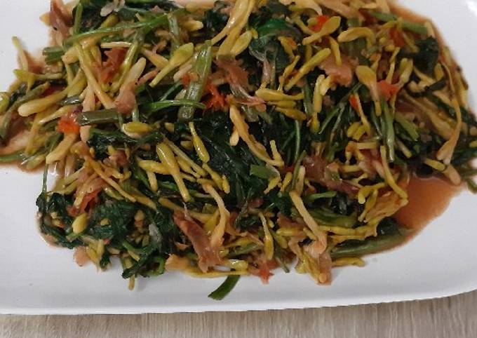 Resep Oseng Oseng Kangkung Bunga Pepaya Ala Kupang Ntt Oleh Anny