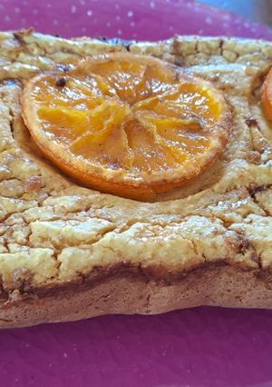 Una foto de Budín de naranja y avena