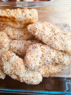 A picture of Baked Parmesan Chicken Tenders.