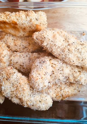A picture of Baked Parmesan Chicken Tenders.