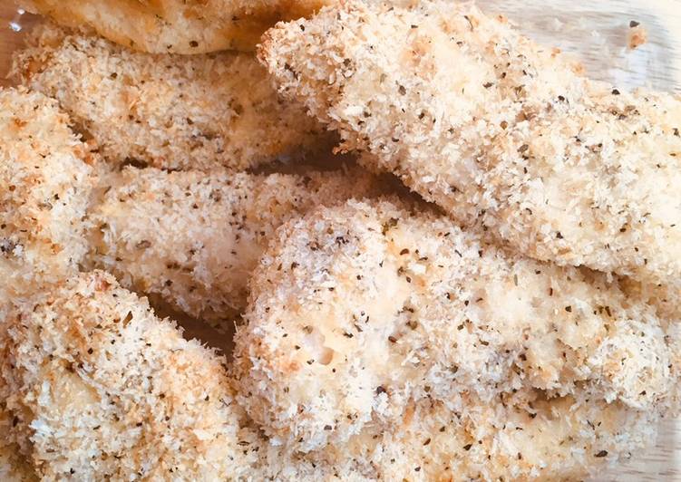 How to  Baked Parmesan Chicken Tenders