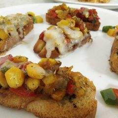 A picture of Vegetable Crostini.