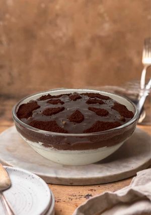 Foto di Manjar de Coco con Ganache al Mascarpone e Pistacchio