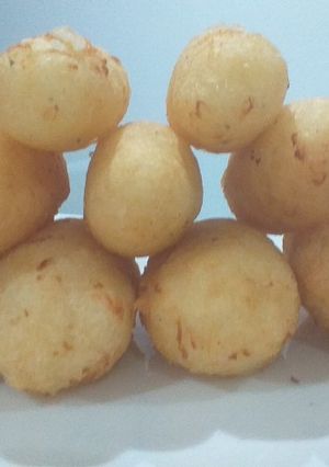 Una foto de Caribañola o carimañola de queso