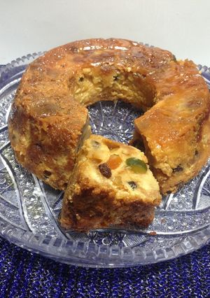 Una foto de Budín de Panetón (pan dulce)