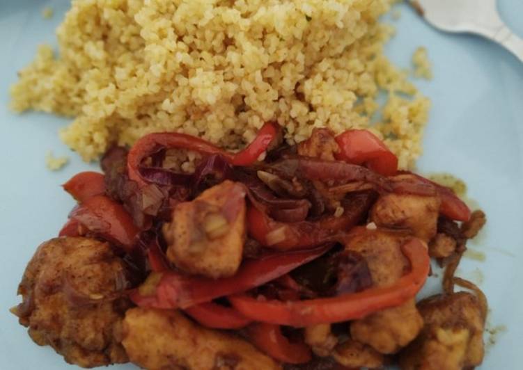 Easiest Way to Prepare Any-night-of-the-week Sweet Chicken with Bulgur Wheat