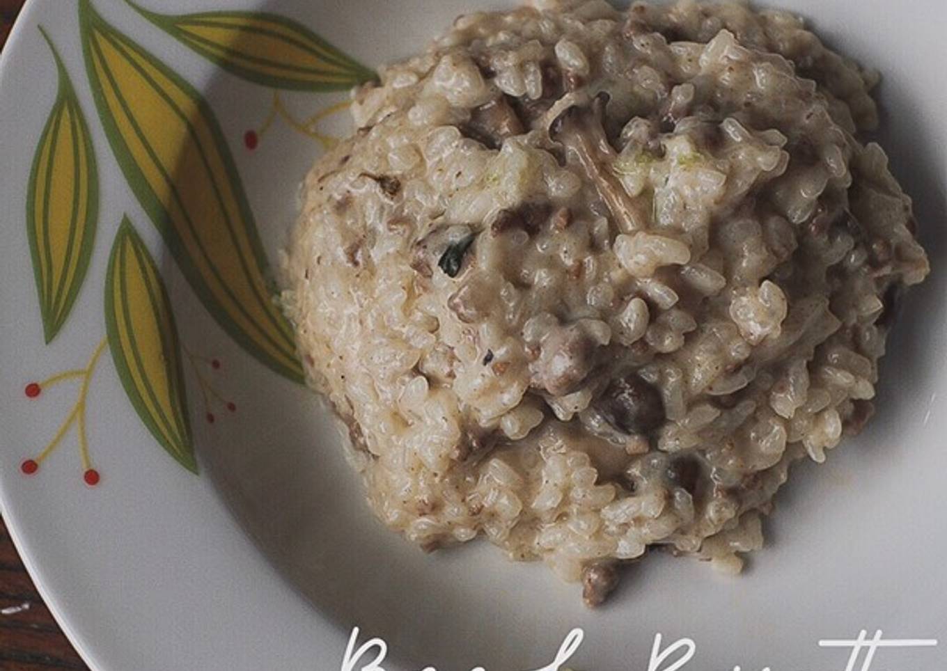 Beef Mushroom Risotto