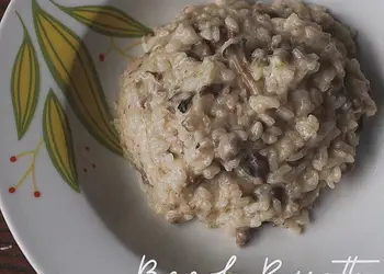 Resep Terbaik Beef Mushroom Risotto Sedap Nikmat