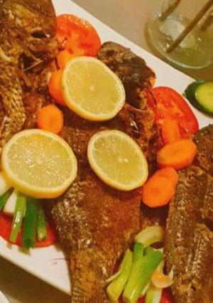 صورة لوصفة سمك مقلي😋