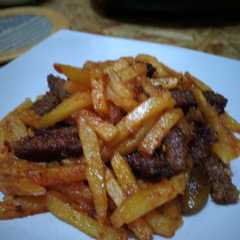 Beef patty kentang balado রেসিপির প্রধান ছবি
