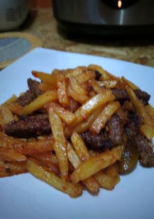 Foto resep Beef patty kentang balado
