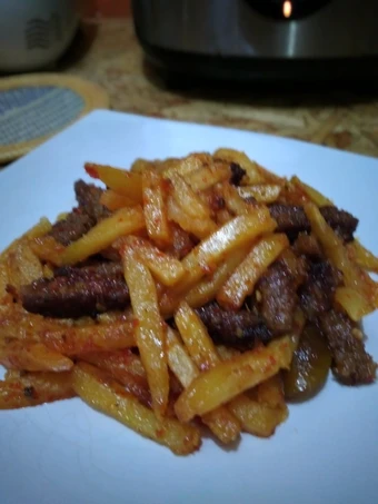 Cara Gampang Membuat Resep Beef patty kentang balado Anti Ribet, Menggugah Selera