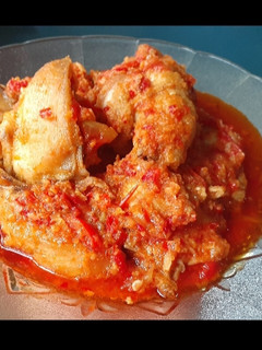 Foto resep Ayam Bumbu rujak (ayam bumbu merah)